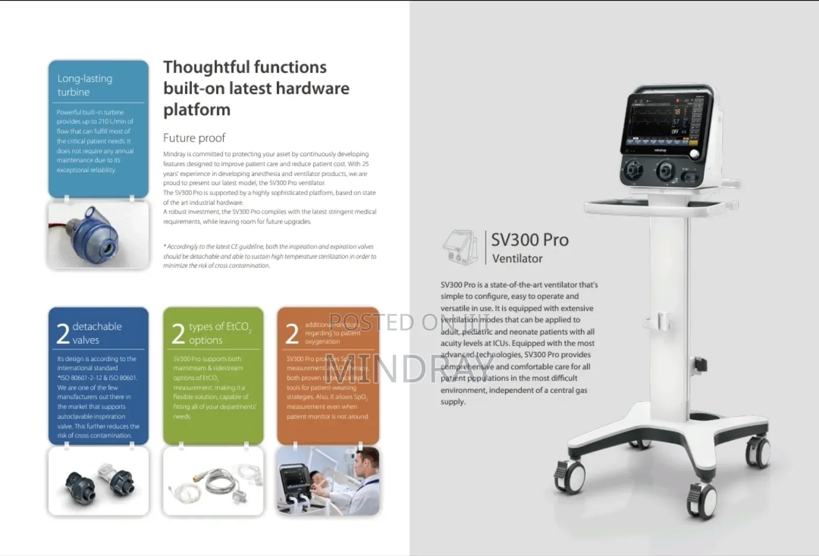 Mindray Sv 300 Ventilator