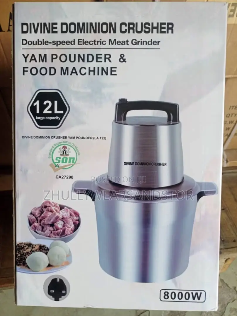 12 Litres Yam Pounder and Food Processor
