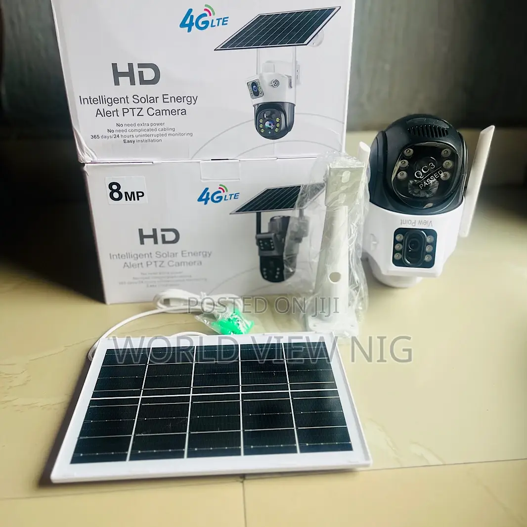 Dual Lens Solar Camera 4g