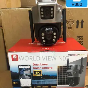 Hd Dual Lens Solar Security Camera