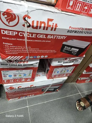 Powered by Sunfit Battery 220ah 12v Longer Life Span
