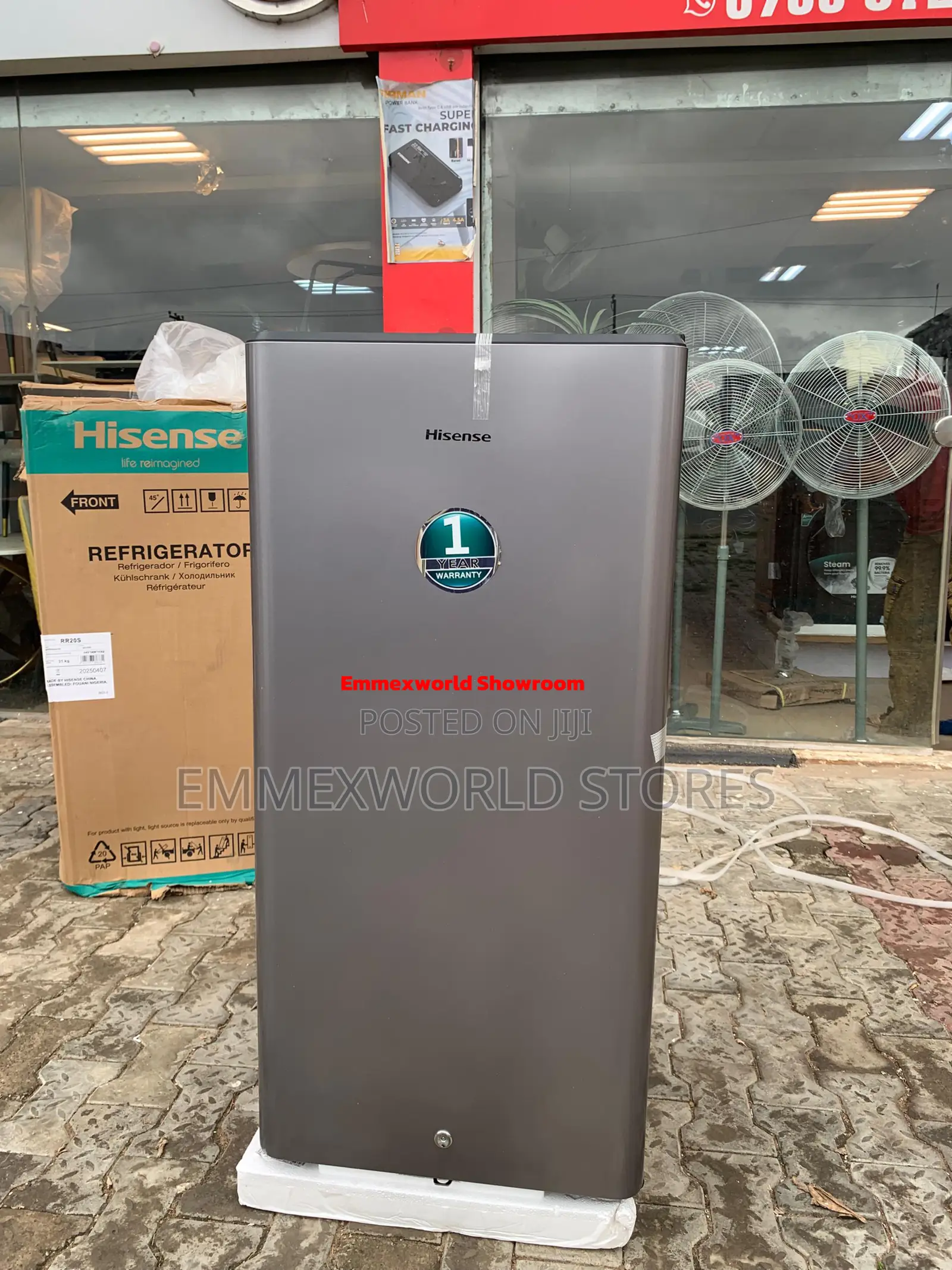 Hisense Standing Fridge Ref 20silver