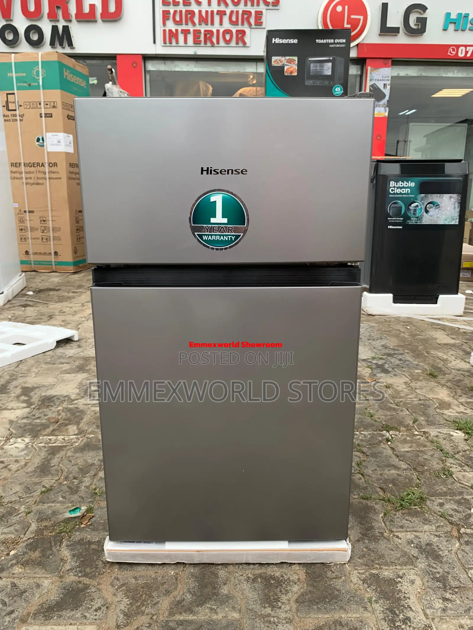 Hisense Double Door Refrigerator Ref 120dr
