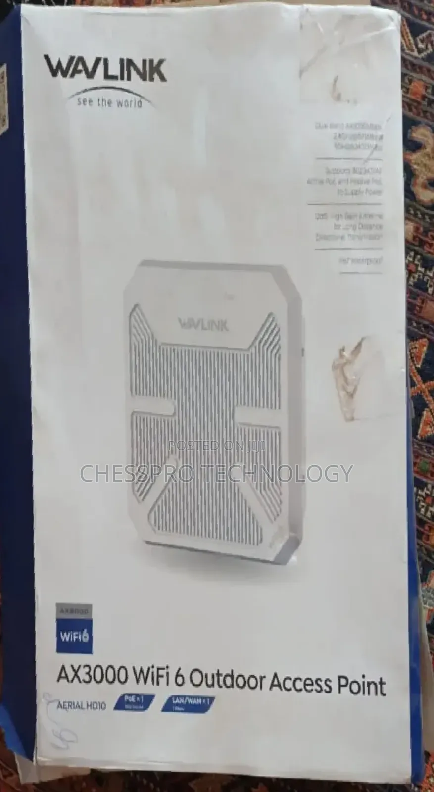 Wifi 6 Ax3000 Dual-Band Long Range Outdoor Access Point