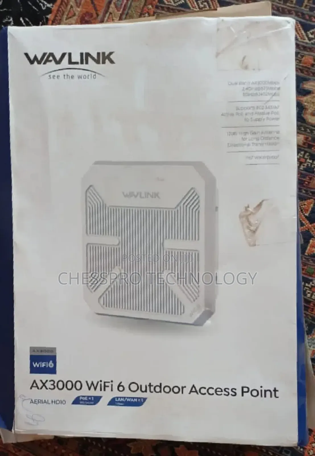 Wifi 6 Ax3000 Dual-Band Long Range Outdoor Access Point