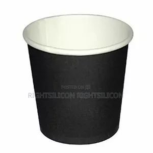 Usa Fiesta Disposable Espresso Cups in Black Cardboard - 112ml / 4oz