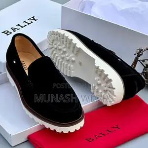 Photo - Bally Classic Sneakers for Men Black Velvet
