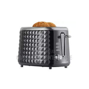 Cookworks 2 Slice Black Textured Pop Up Toaster