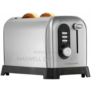 Cookworks 2 Slice Brushed Pop Up Toater
