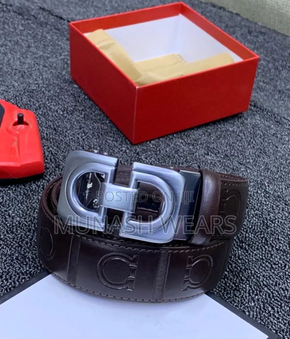 Original Leather Belt for Men Versace Collection