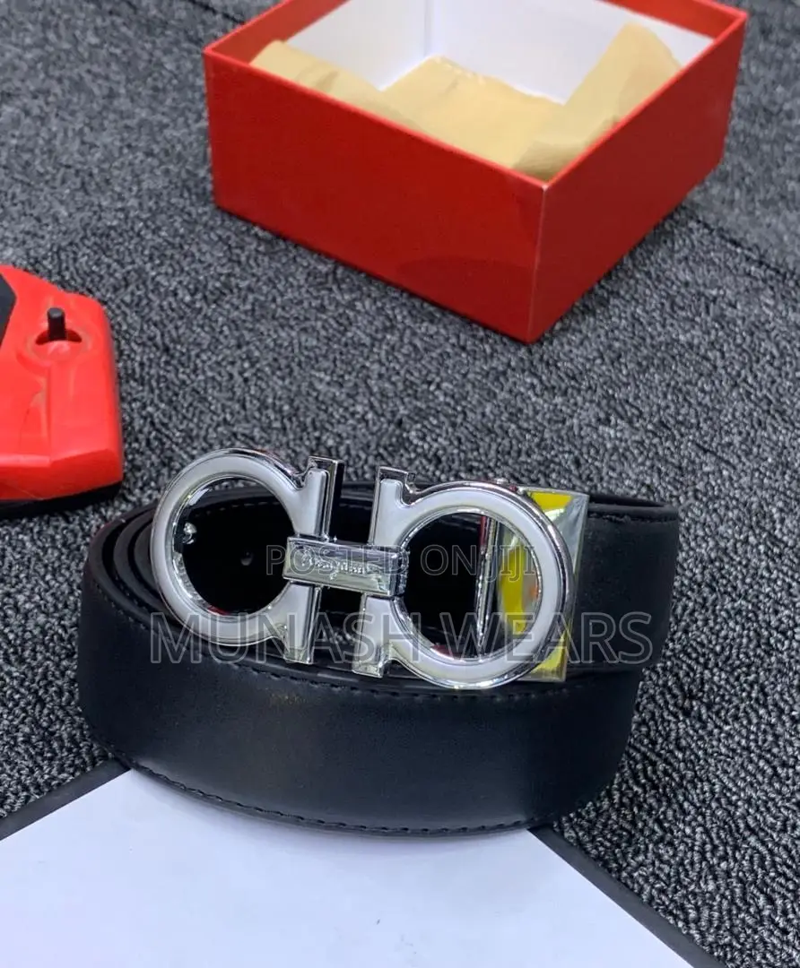 Original Leather Belt for Men Versace Collection