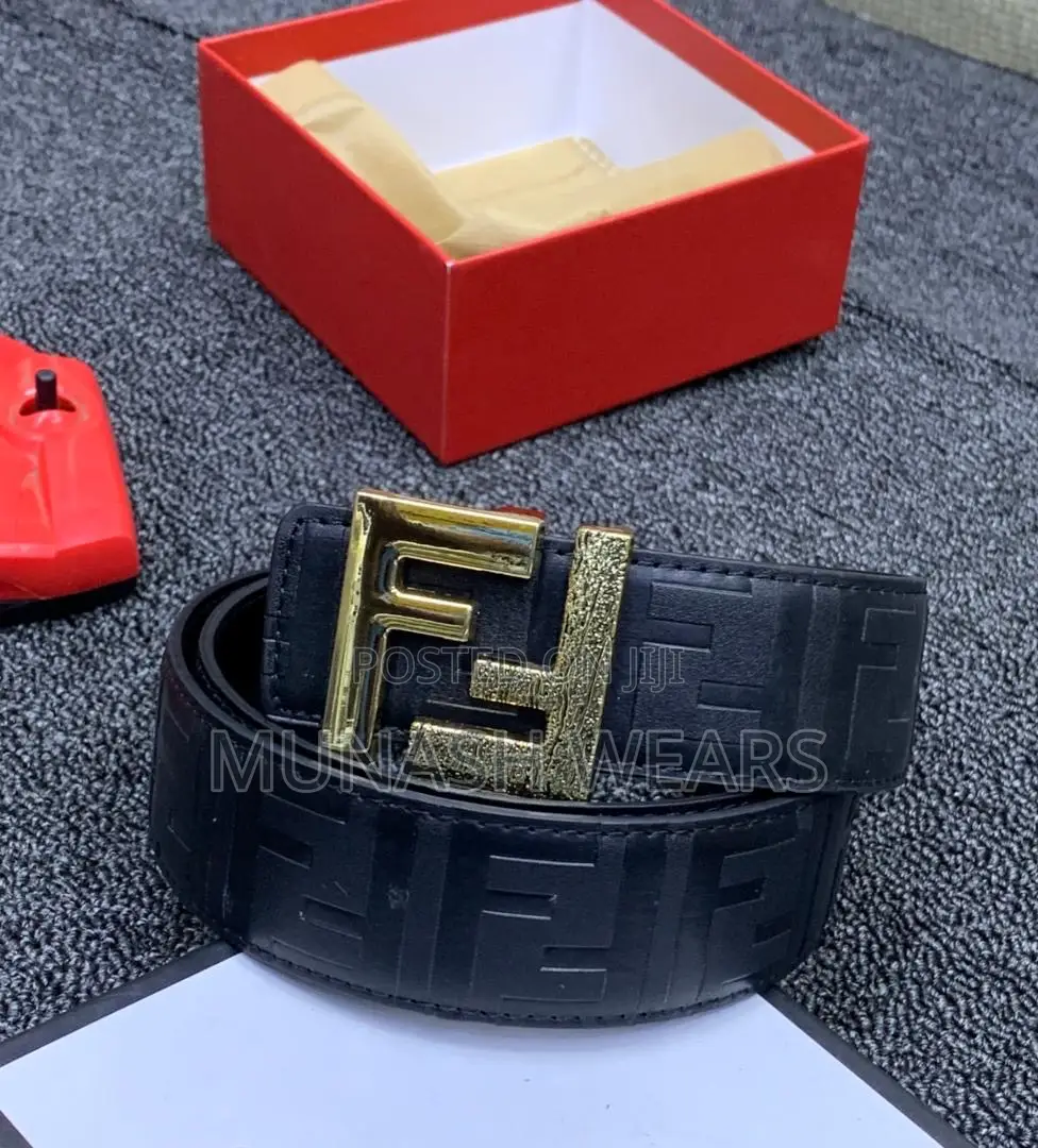 Original Leather Belt for Men Versace Collection