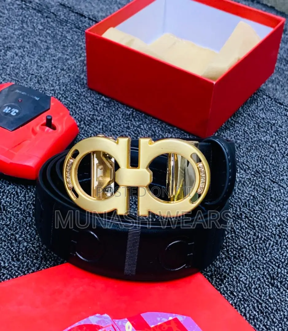 Original Leather Belt for Men Versace Collection