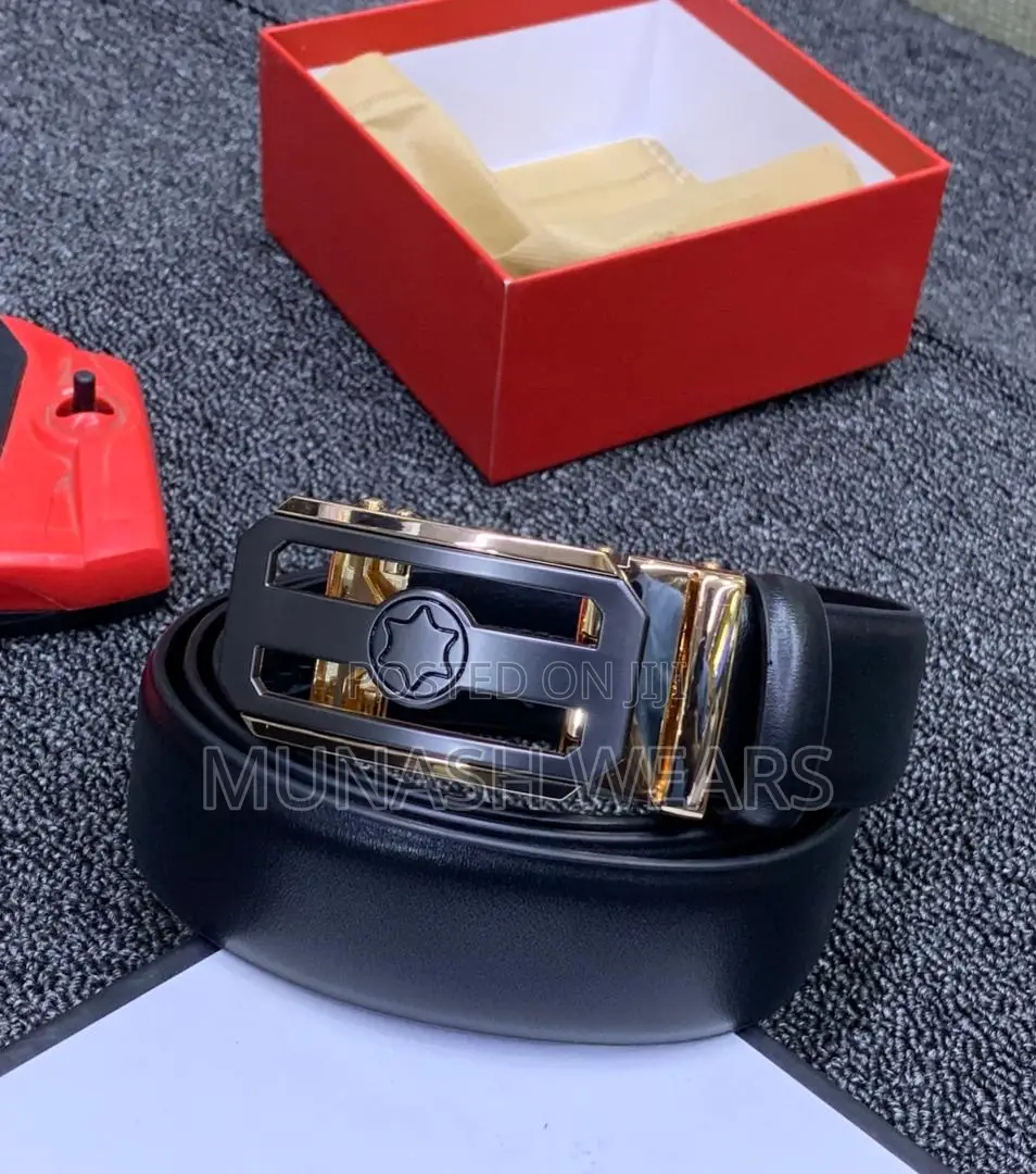 Original Leather Belt for Men Versace Collection