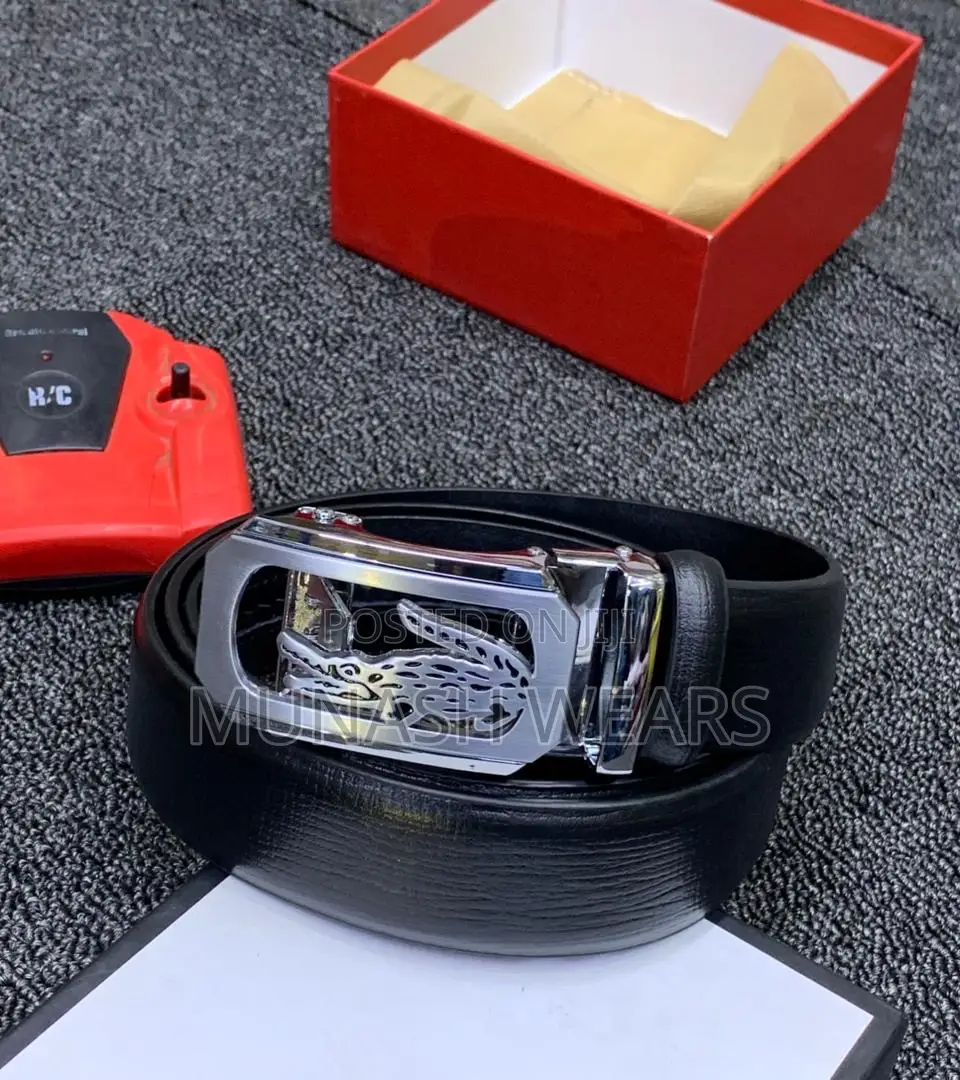 Original Leather Belt for Men Versace Collection