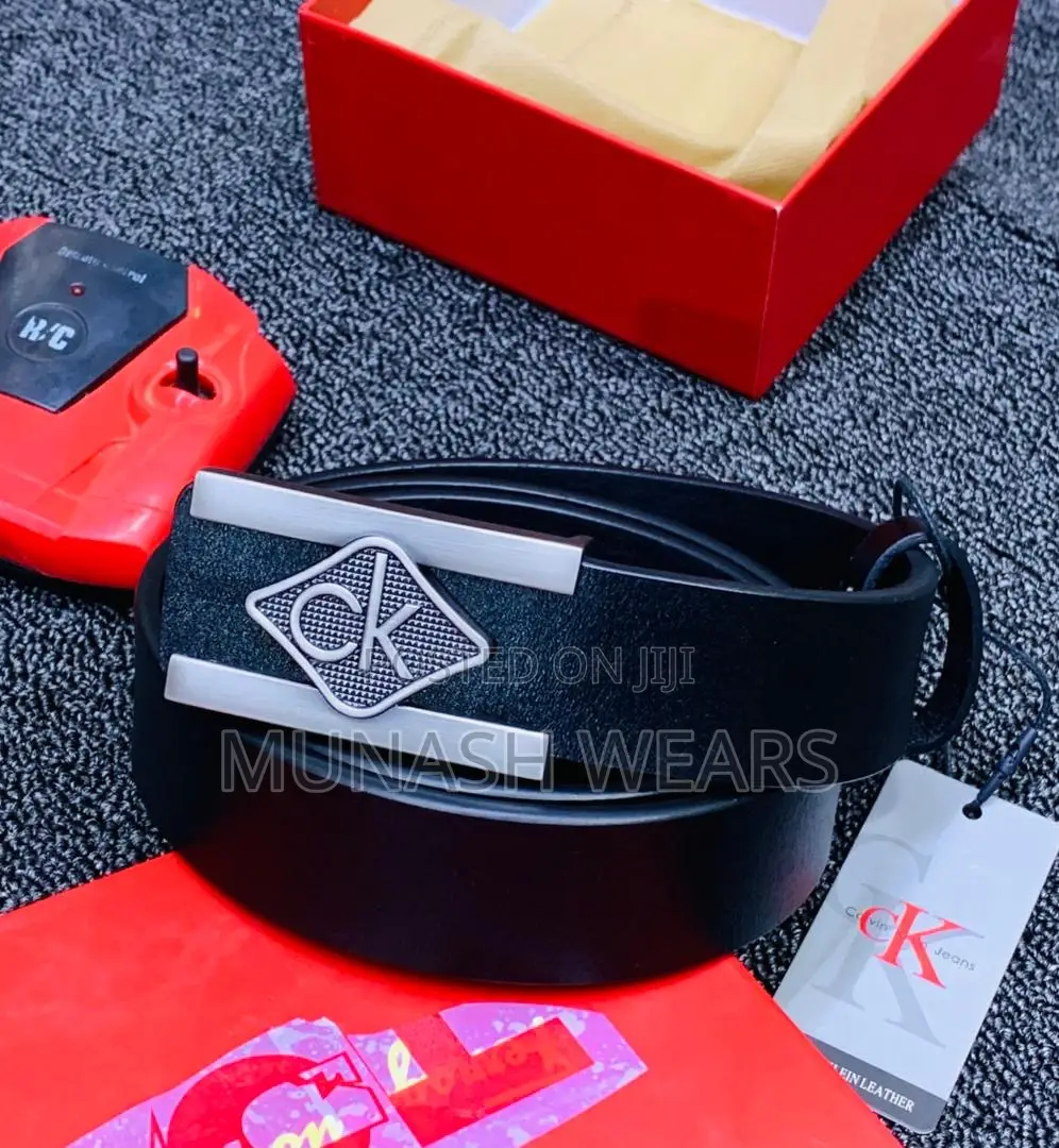 Original Leather Belt for Men Versace Collection