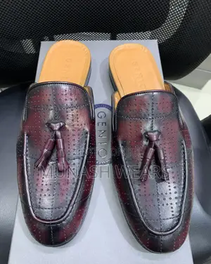 Italian Genio Half Shoe Wine 40-47