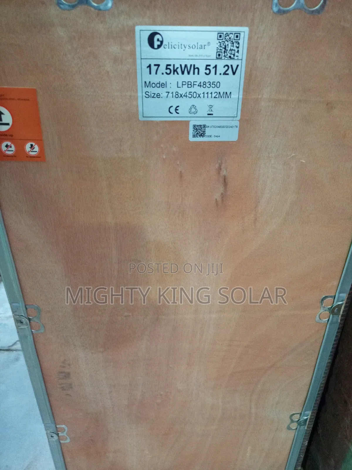 17.5kwh Felicity Lithium 51.2v
