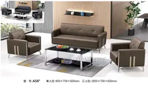 New Modern Leather Office 5 Seaters Sofa Chair