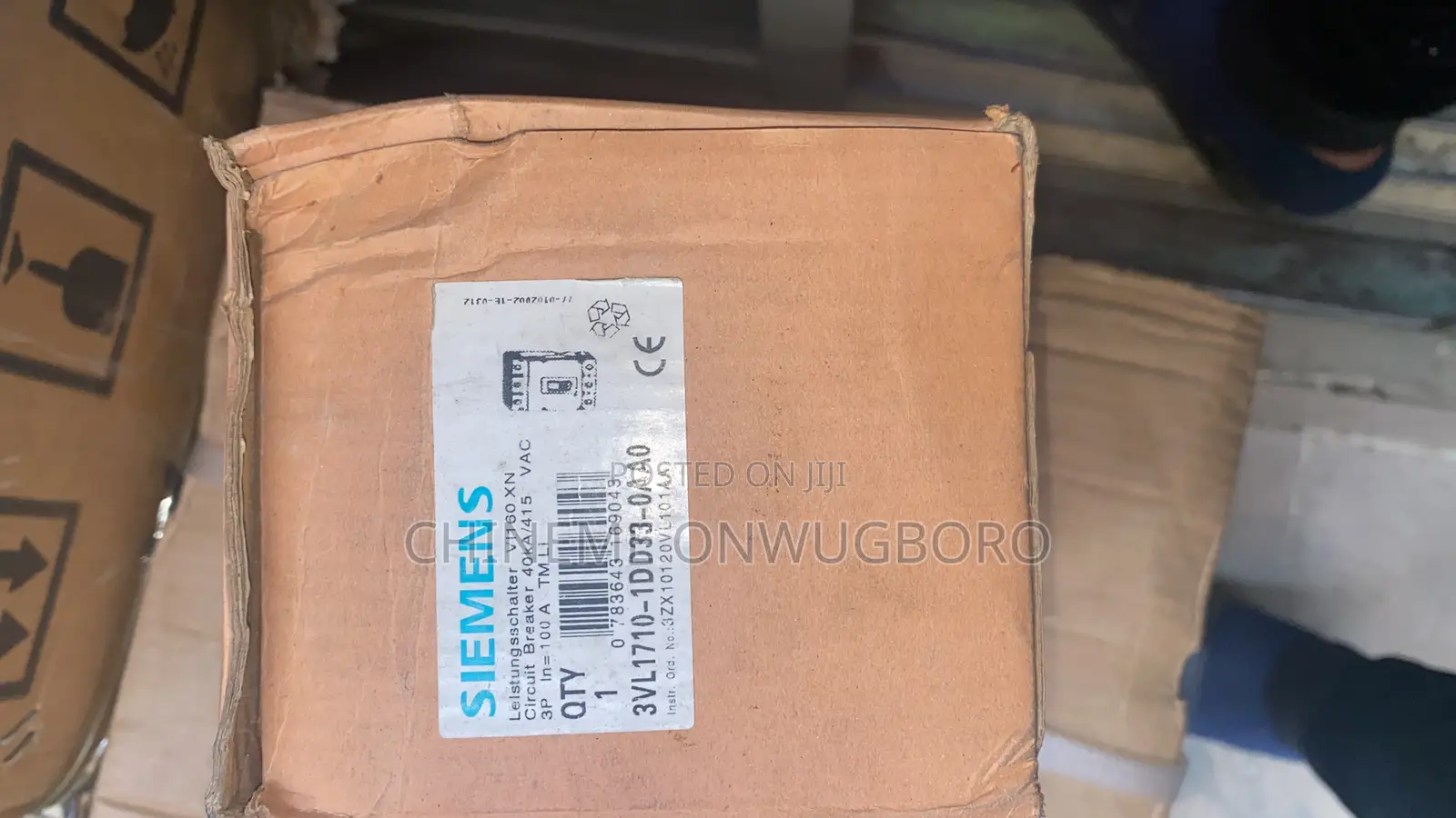 Siemens McCb 3 Pole 100a