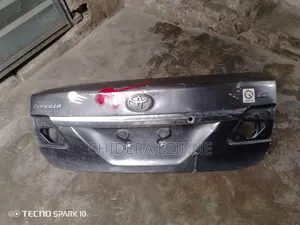 Toyota Corolla 2012 Empty Boot