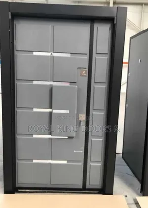 Black White Turkey Luxury Security Doors 4ft by 7ft