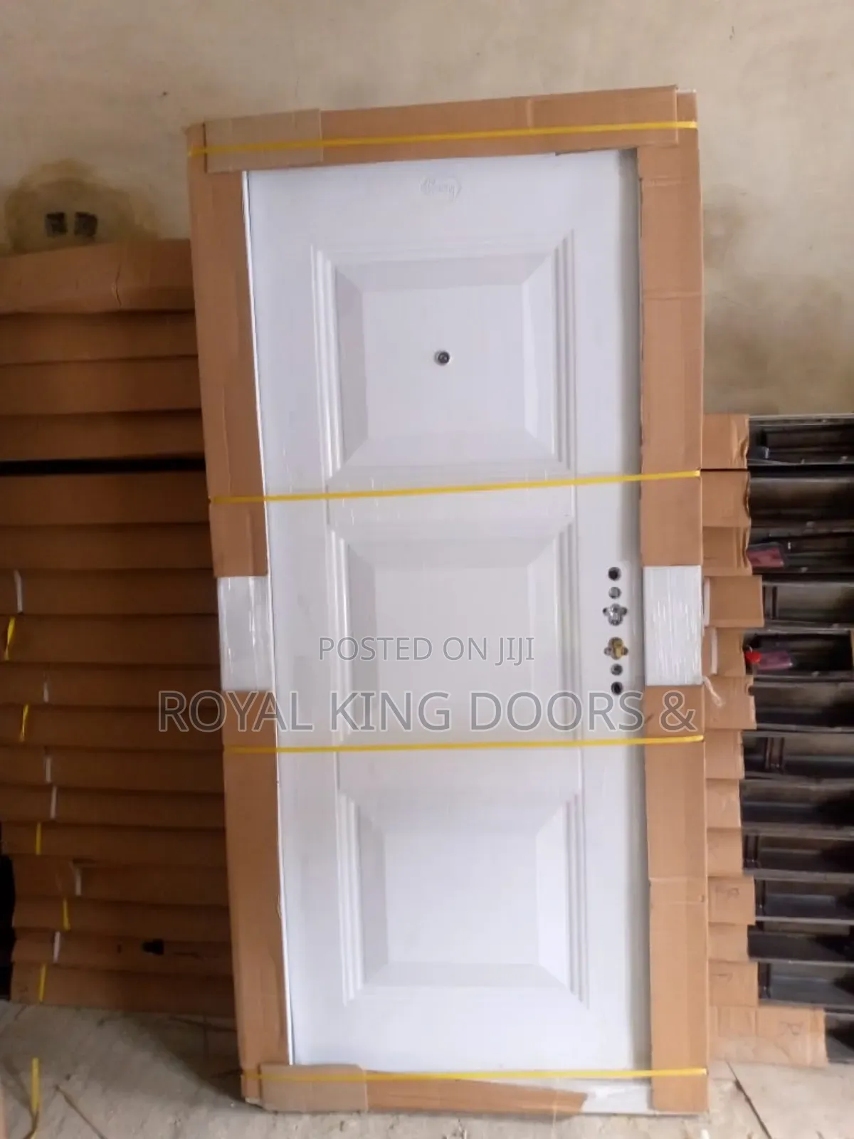 70mm White Steel Doors Q