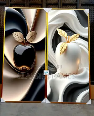 Hd Framed Apple Crafted Digi Painting Wallart