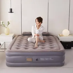 Double Layer Air Inflatable Bed / Mattress With Automatic Pump