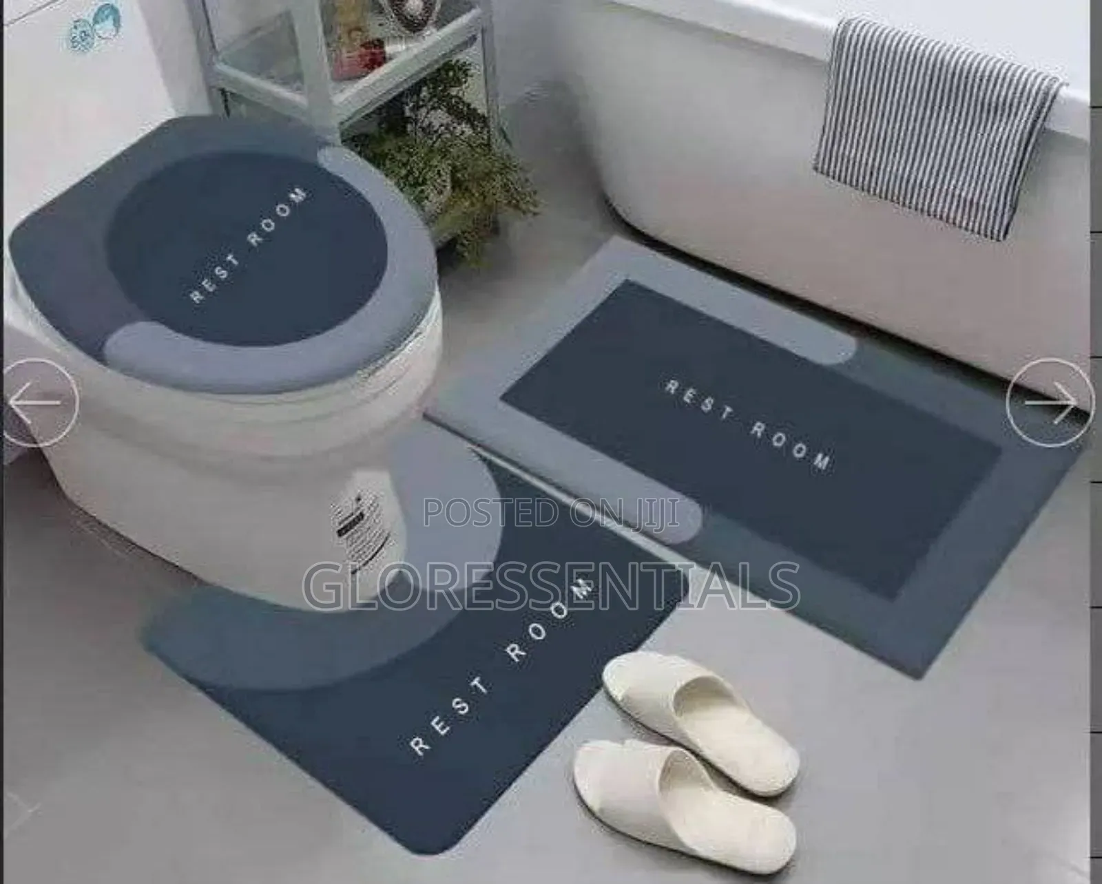 Silicone 3 in 1 Toilet Mat