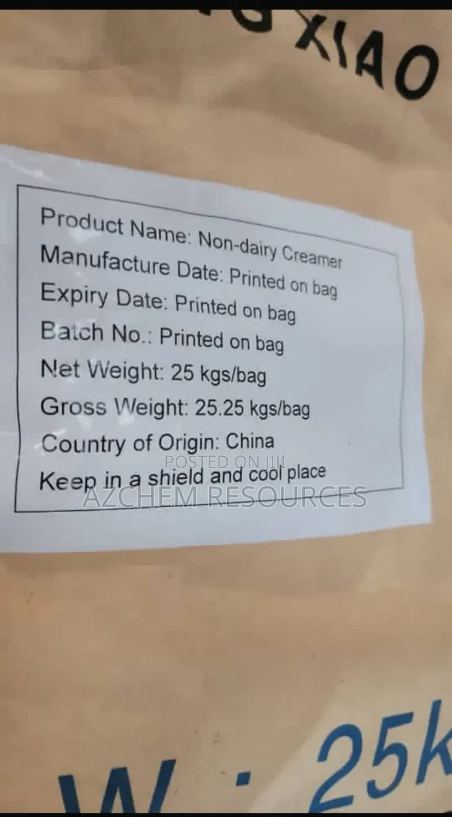 None Dairy Creamer 25kg