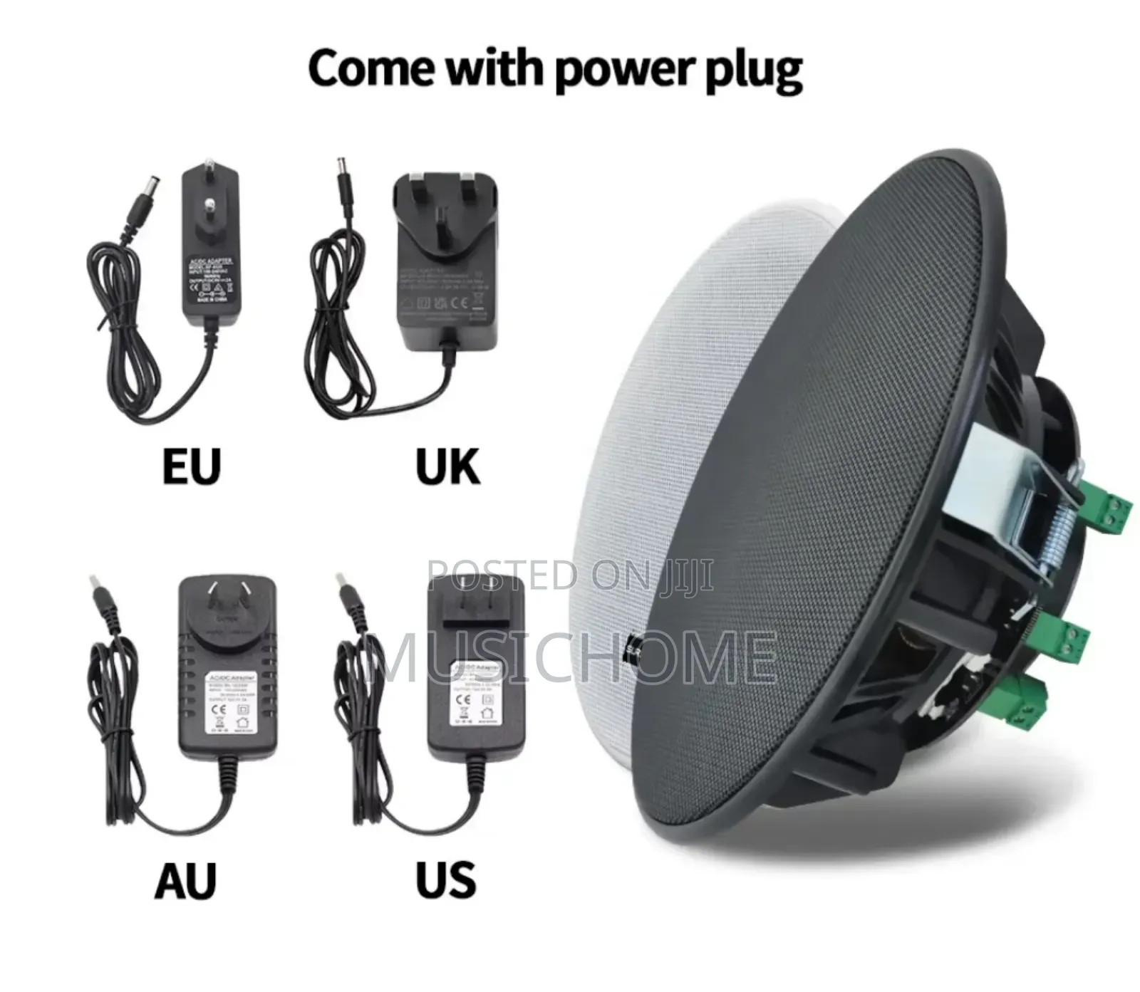 Black And White Ceiling Speaker Available
