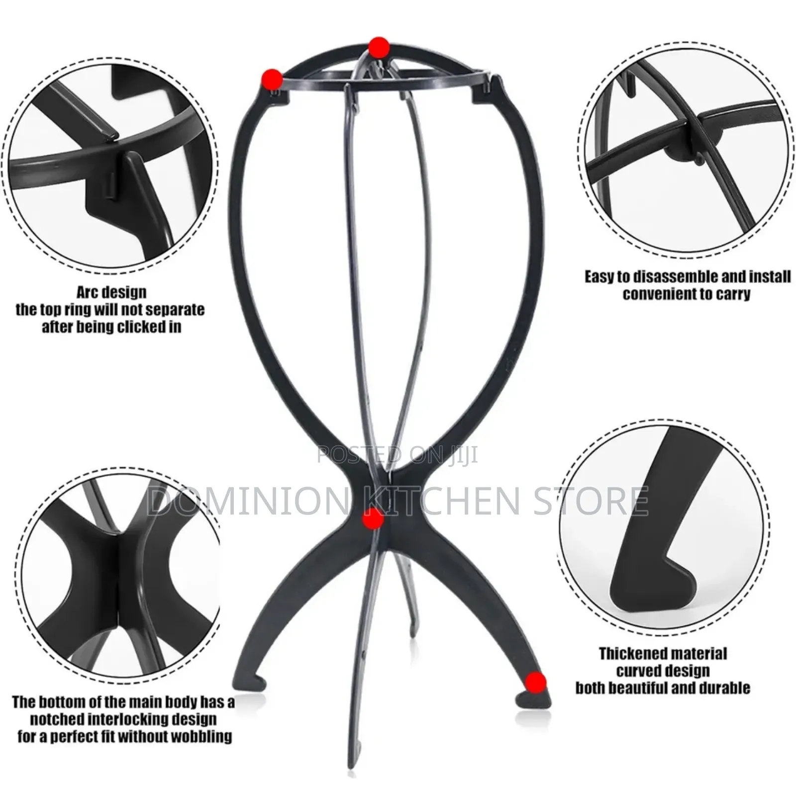 Folding Wig Stand