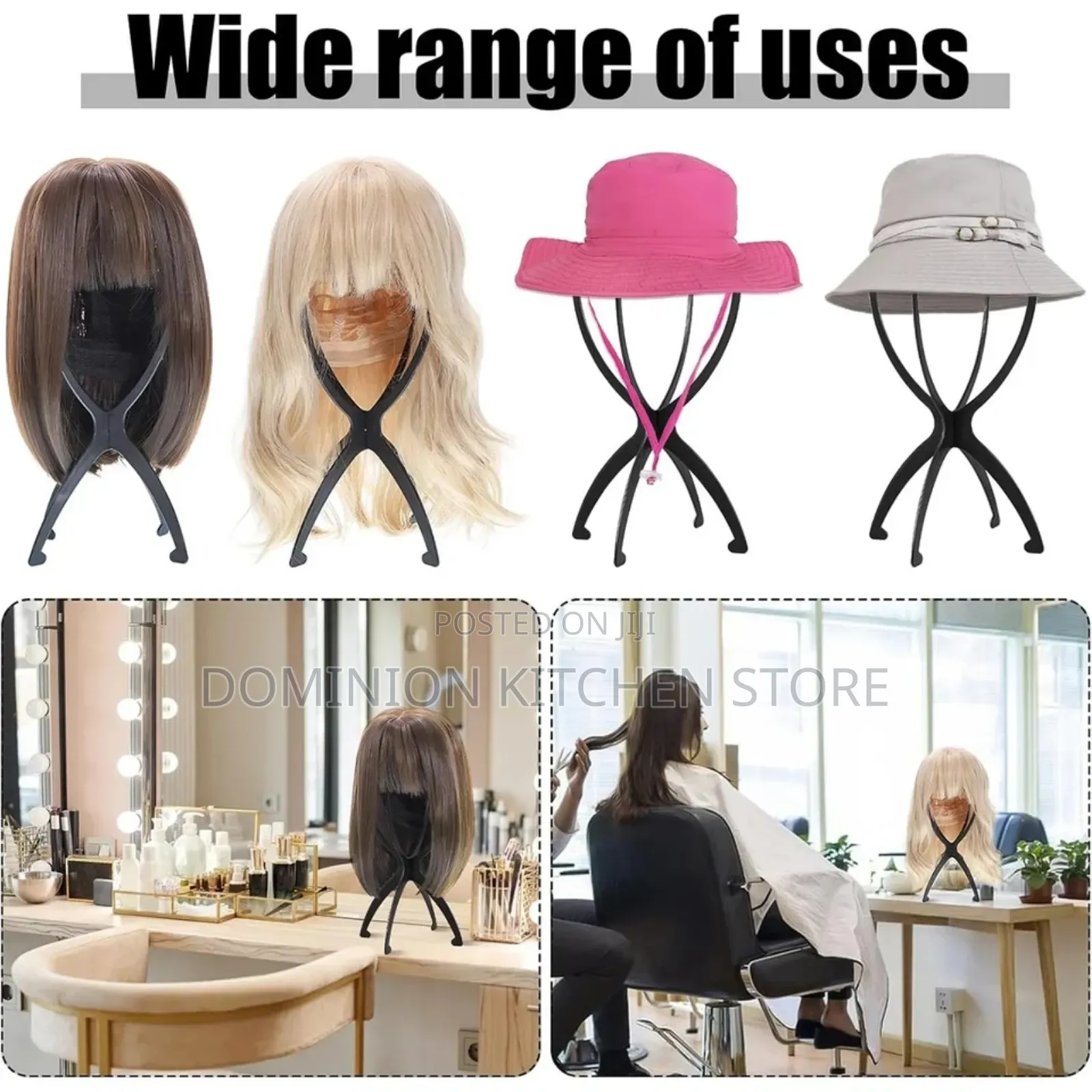 Folding Wig Stand