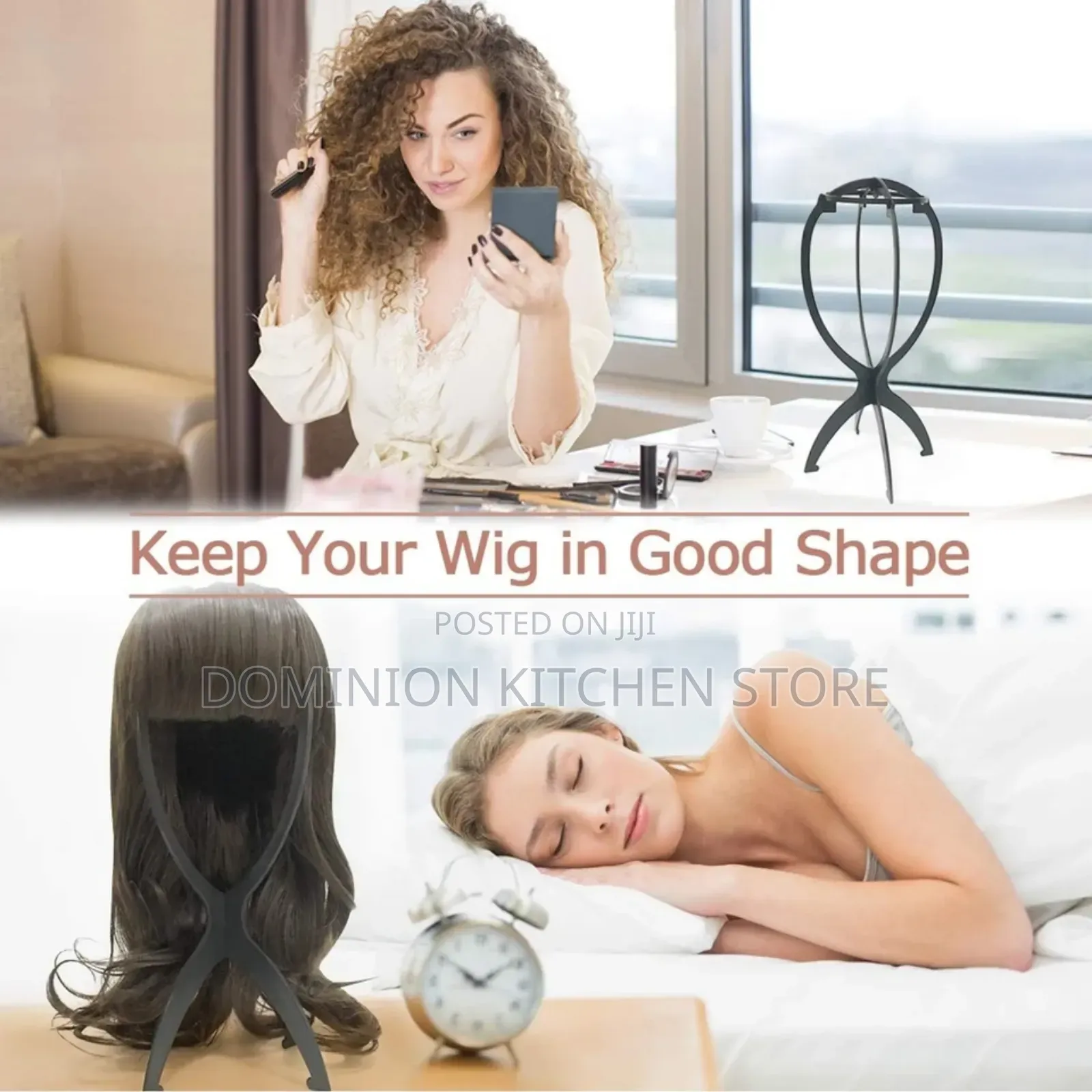 Folding Wig Stand