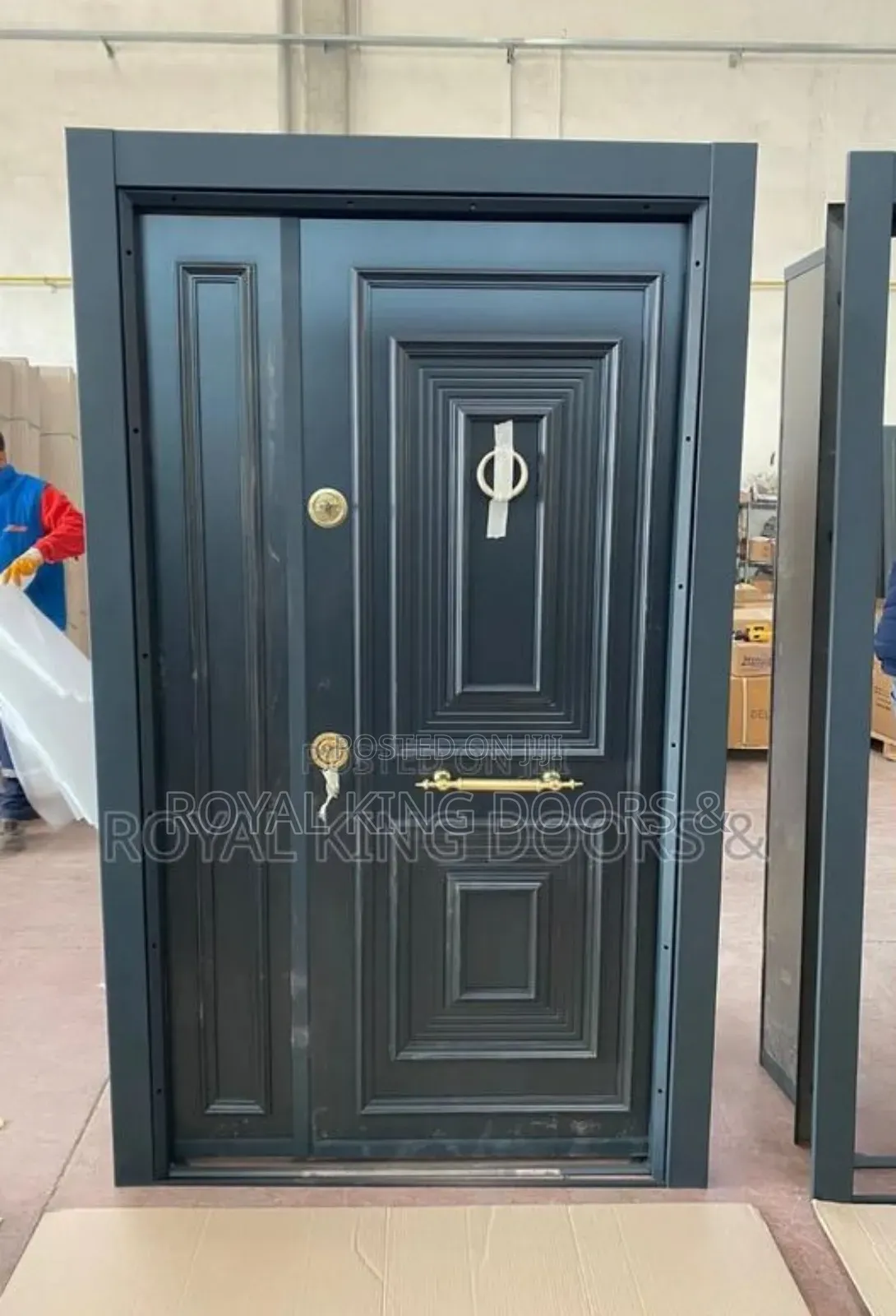 Black 4ft Turkish Luxury Security Doors