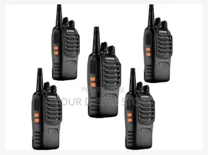 Baofeng 5 Pieces Walkie Talkie Bf-888s Two-Way Radio Black