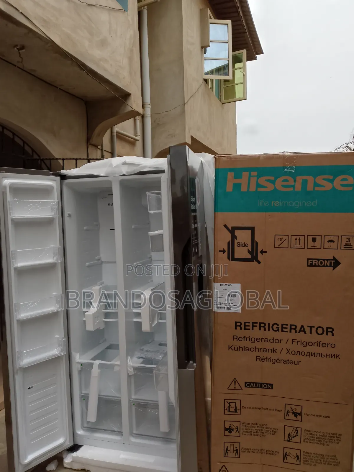 Hisense Side by Side 516l,Freshness in Every Corner