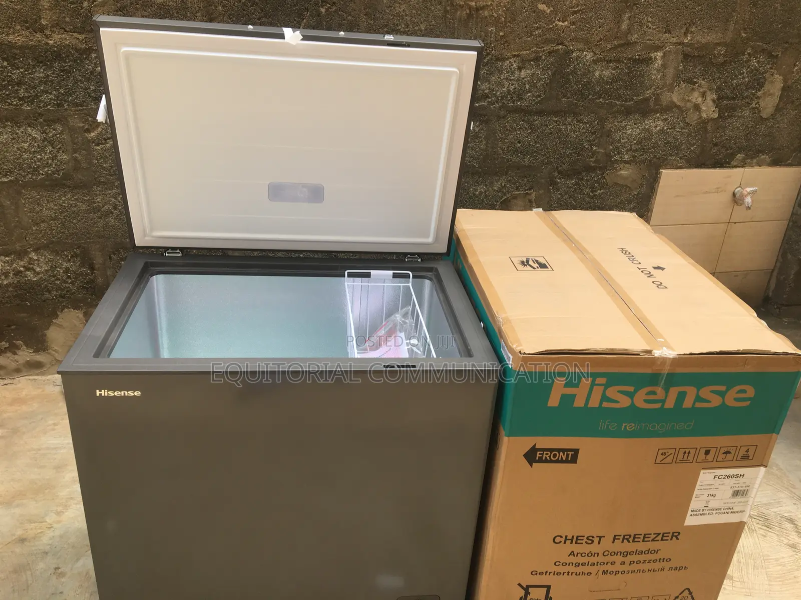 Energy-Efficient Spacious: Hisense Fc-260sh Freezer