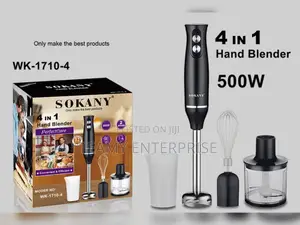 Sokany 4 in 1 Blender Mixer Whisk and Chopper - All in 1