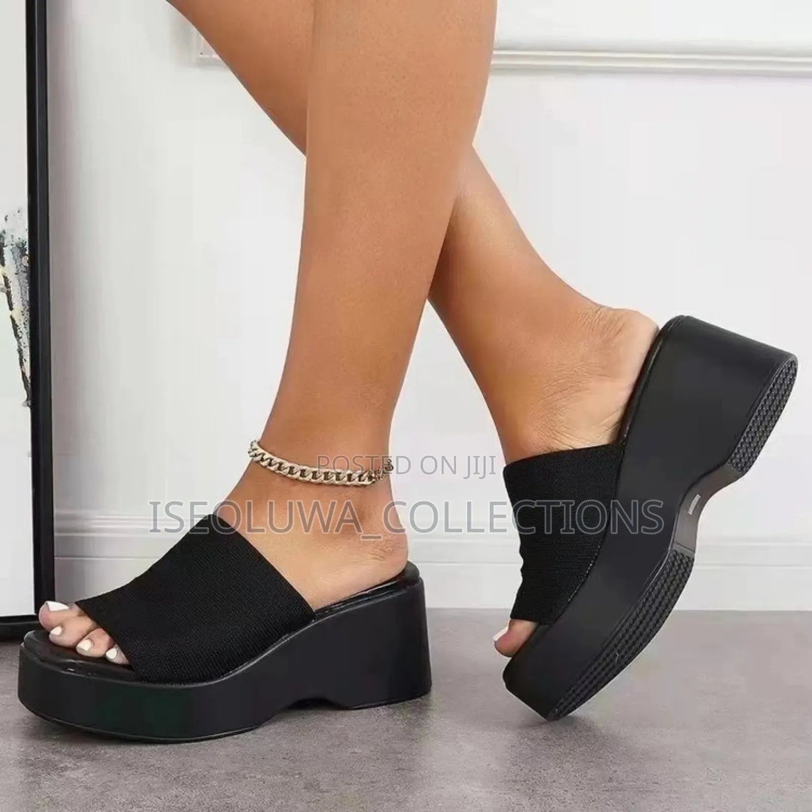 Ladies Beautiful Platform Slide