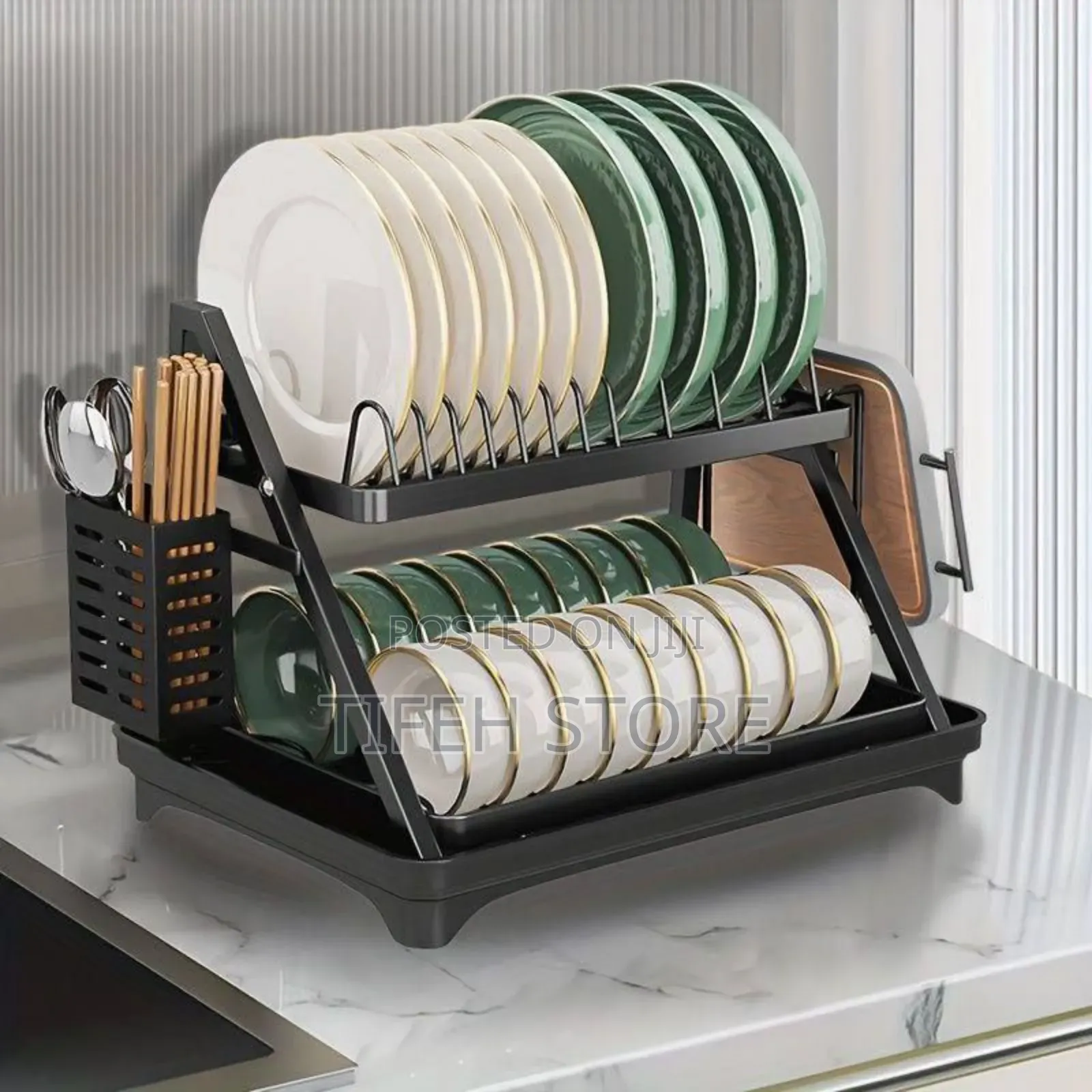 Two Layer Plate Rack