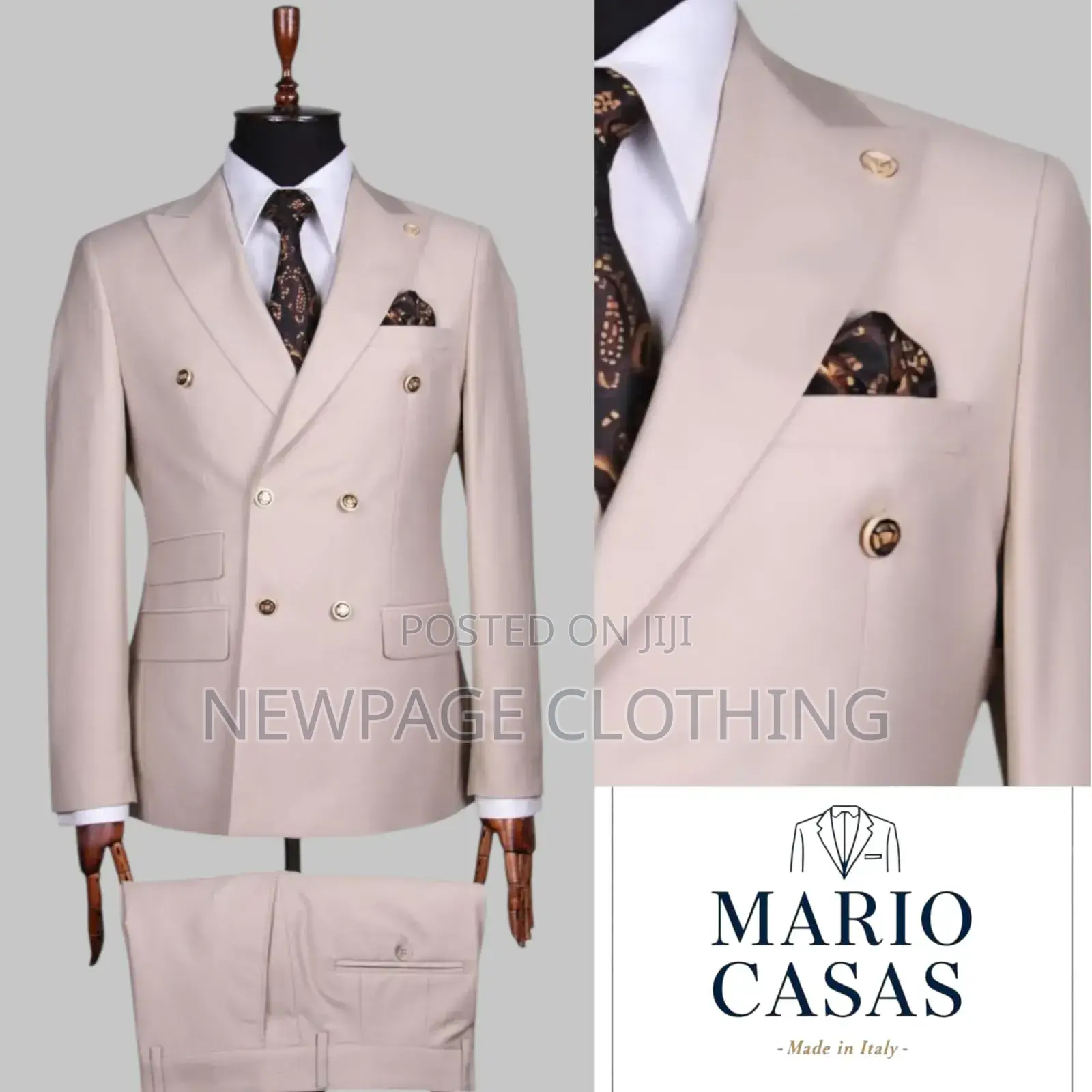 Stylish Men’S Double Breasted Suit – Smart Fit, Premium Fabric