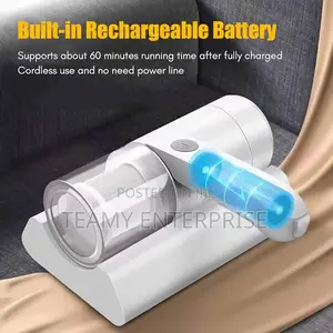 Wireless Handheld Mite Remover Brush - Dust Suction Deep Vacuuming