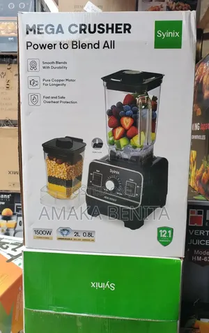 Syinix Commercial Blender 2ltrs