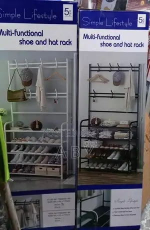80cm 5 Layers Multifunctional Shoe Hat Rack