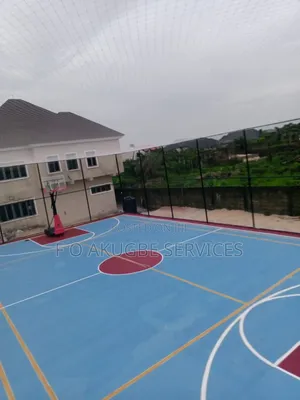 Basketball, Long Tennis Court Construction and Reinforcement