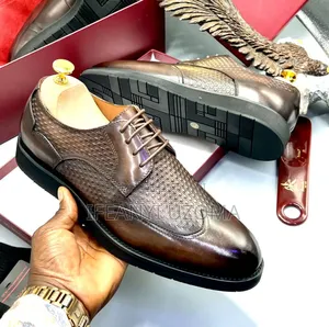 Italian Leather Lace Up Corporate Shoe