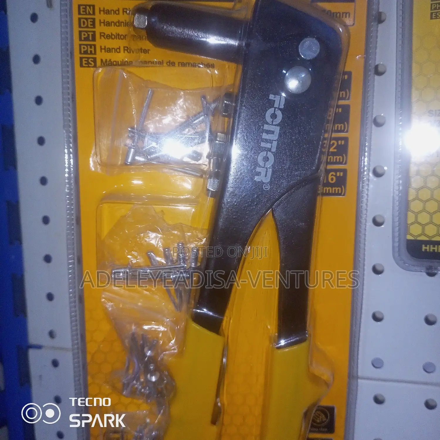 Hand Riveter 10"