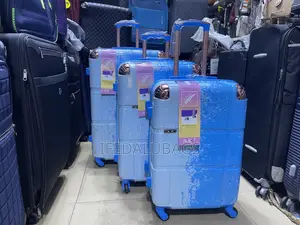 Set of Quality Plastic Travel Luggage
